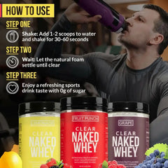 Grape Whey Protein Isolate | Clear Naked Whey
