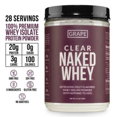 Grape Whey Protein Isolate | Clear Naked Whey