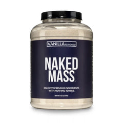 Vanilla Mass Gainer Protein Supplement | Naked Vanilla Mass - 8LB