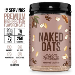 Chocolate Peanut Butter Protein Oats | Naked Oats