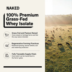 Chocolate Peanut Butter Grass-Fed Whey Isolate Protein Powder | Naked Whey Isolate - 2LB
