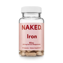 Daily Iron Supplement | Naked Iron - 60 Capsules