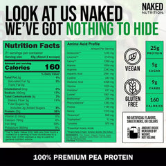 Double Chocolate Pea Protein Powder | Naked Pea - 2LB