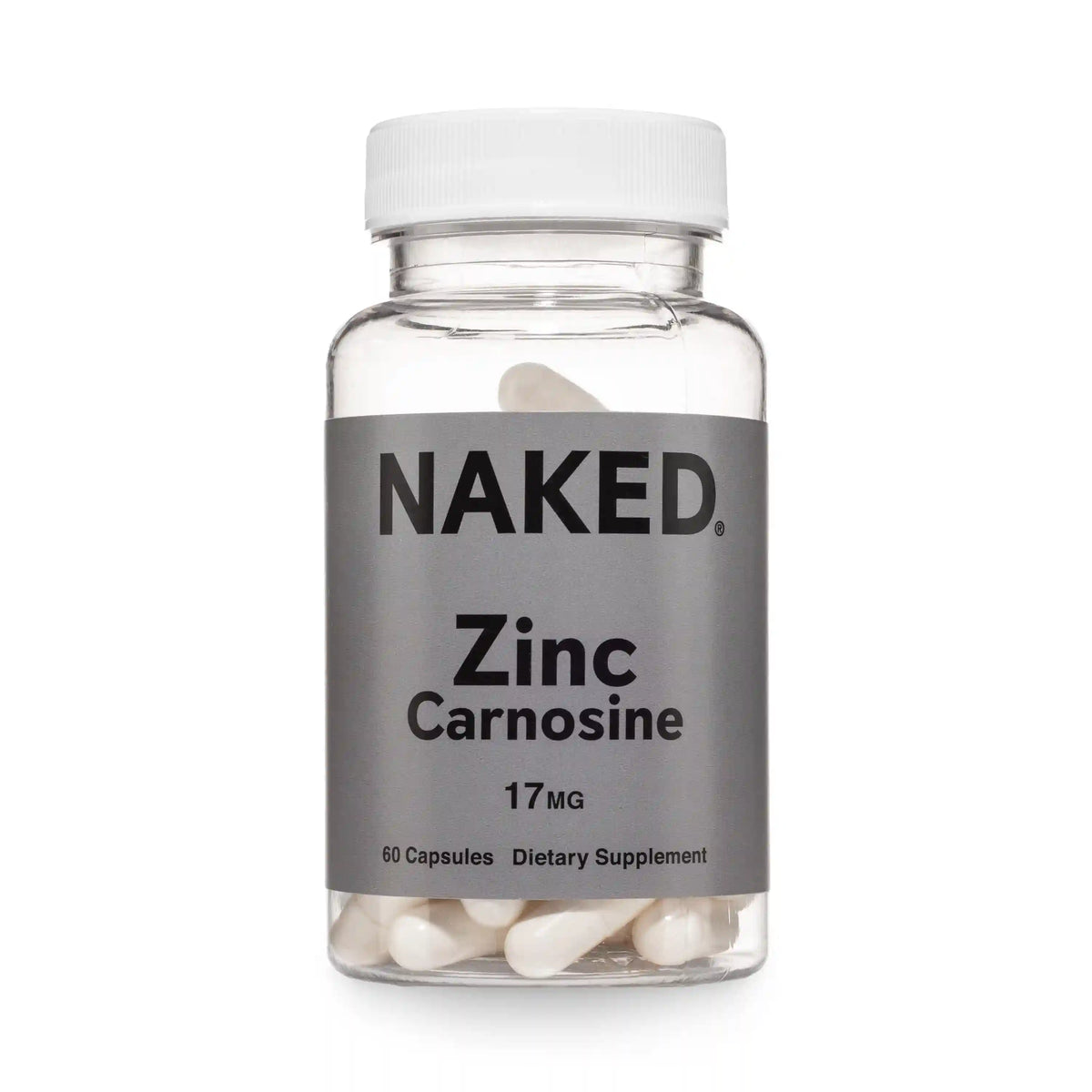 Daily Zinc Supplement | Naked Zinc Carnosine - 60 Capsules