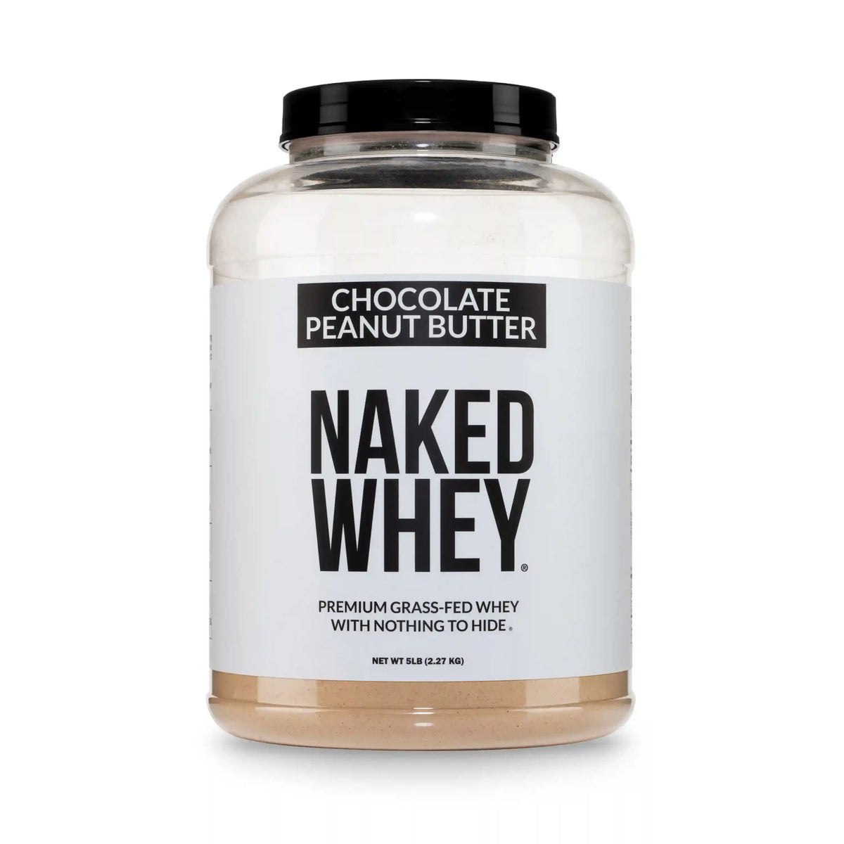 Chocolate Peanut Butter Whey Protein Powder | Naked Whey - 5LB