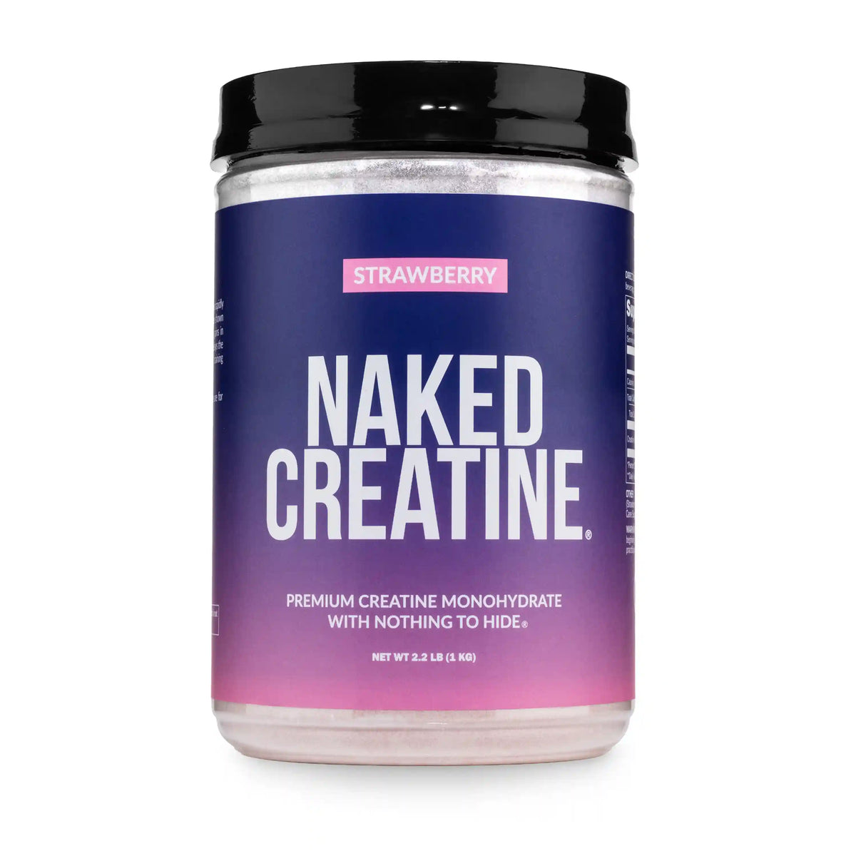 Strawberry Creatine Monohydrate Powder | Naked Creatine - 2.2LB