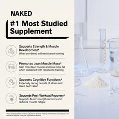 Lemon Lime Creatine Monohydrate Powder | Naked Creatine - 2.2LB