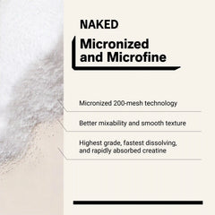 Lemon Lime Creatine Monohydrate Powder | Naked Creatine - 1.1LB